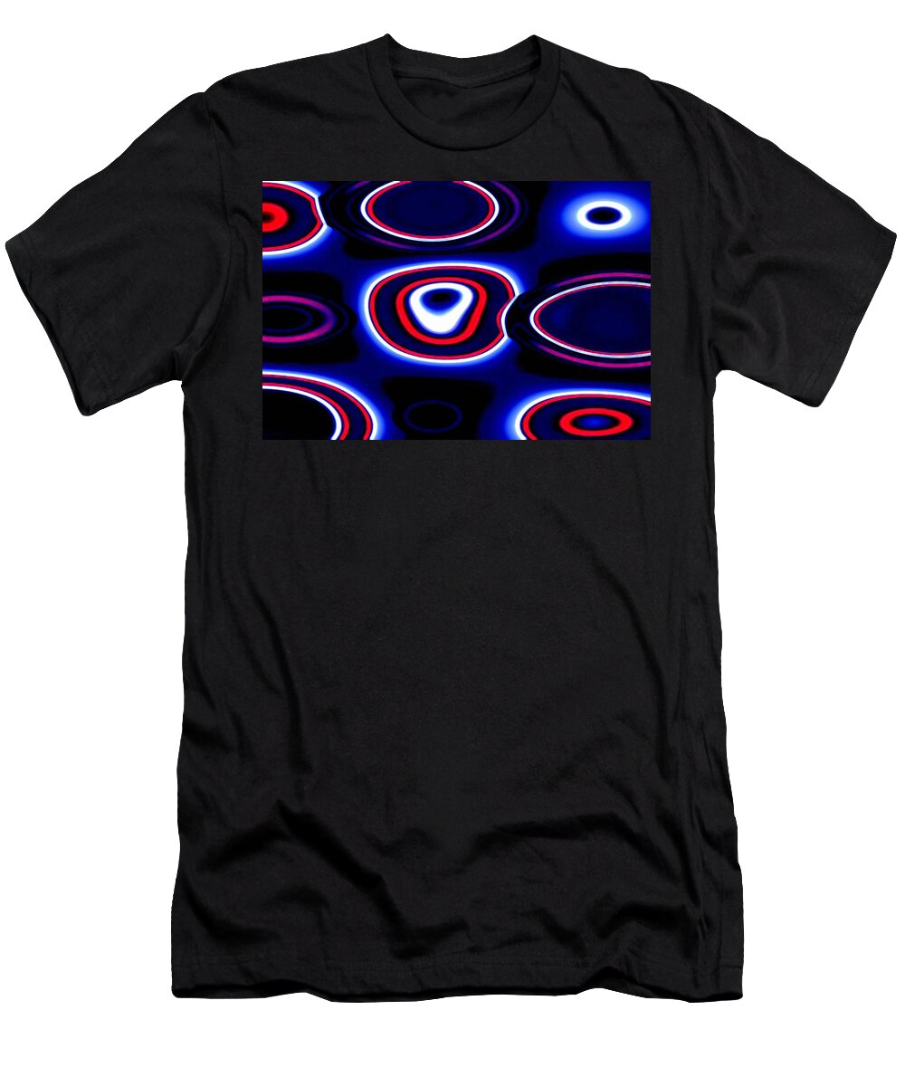 Digital Decor T-Shirt featuring the digital art Electric Blue by Andrew Hewett