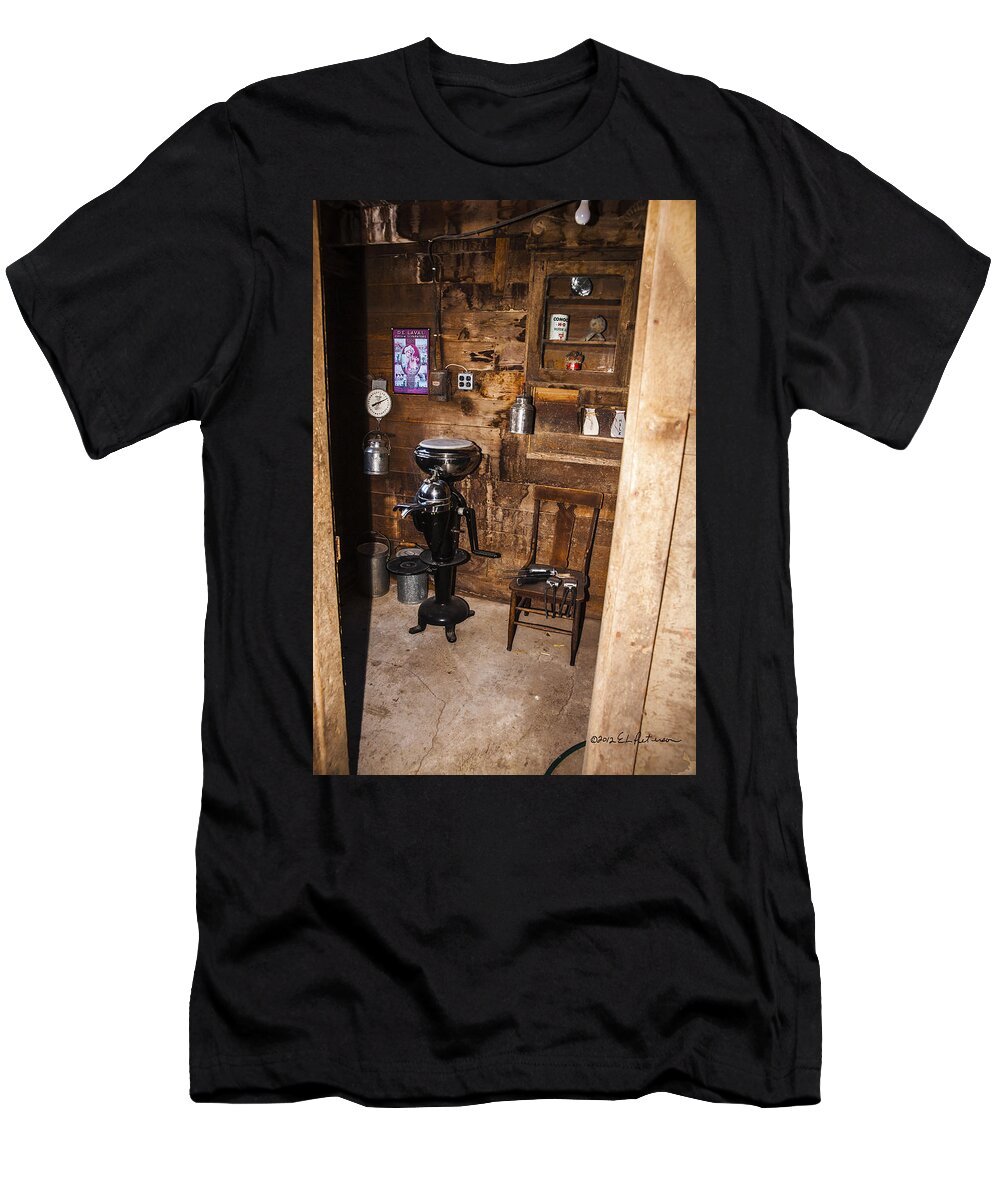 Barns T-Shirt featuring the photograph Finken Utility Room by Ed Peterson