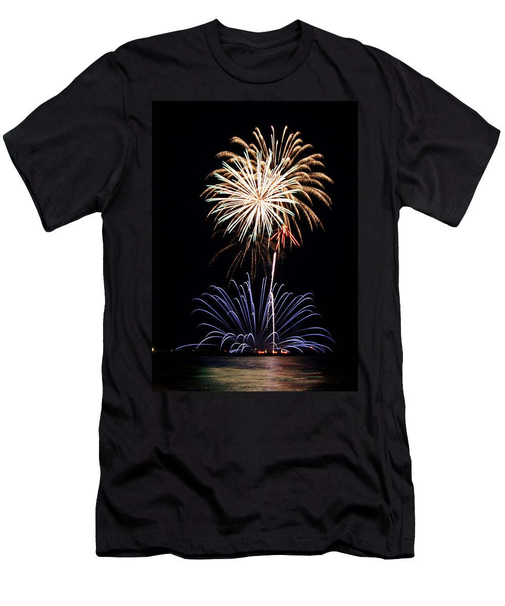 Fireworks T-Shirt featuring the photograph Fireworks Abound by Bill Pevlor