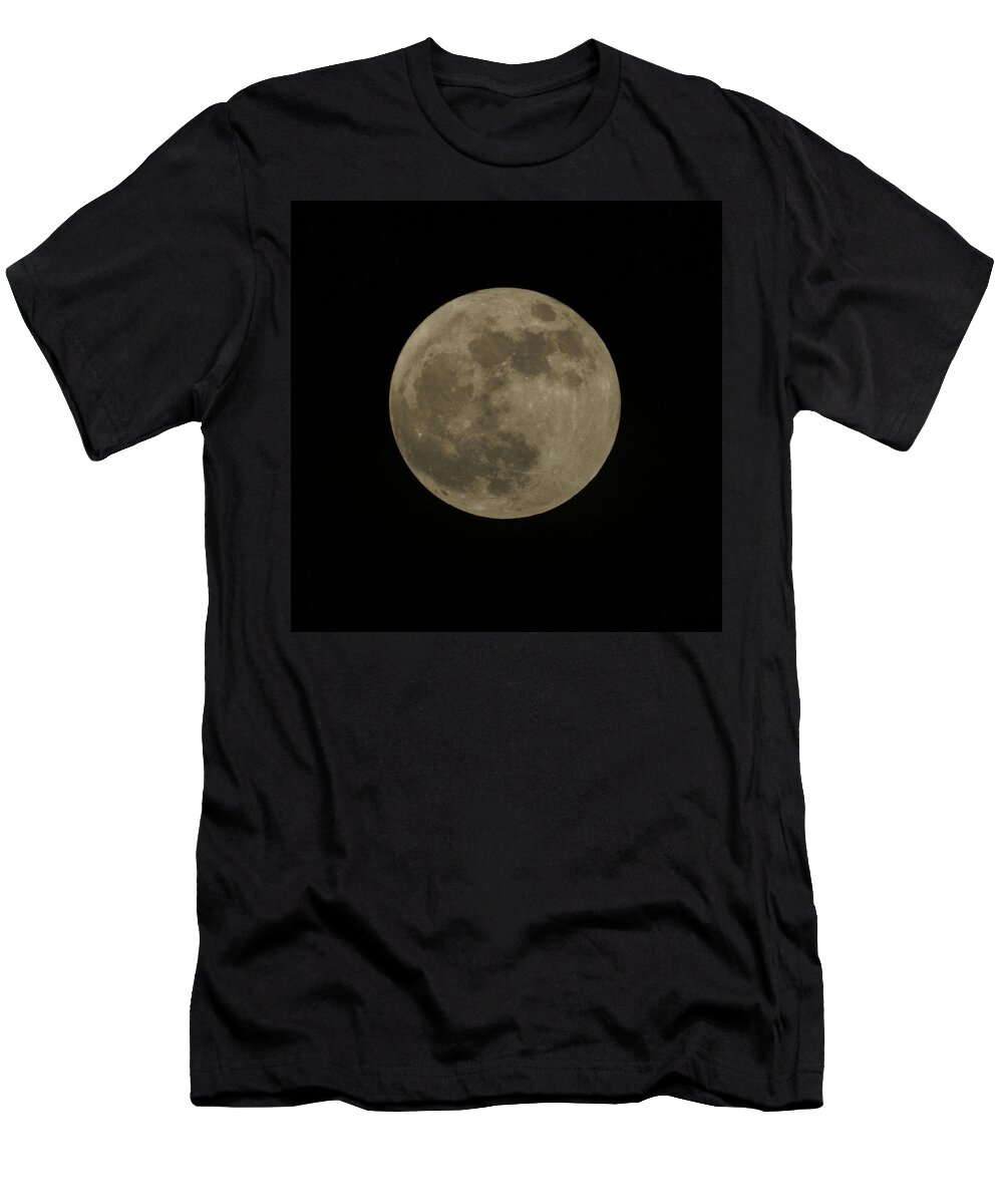Moon T-Shirt featuring the photograph Full Moon 5-5-2012 by Ernest Echols