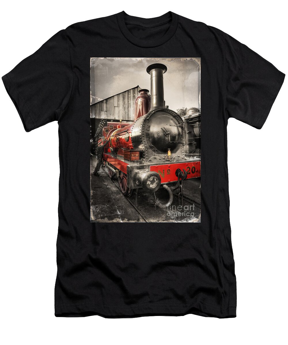  Yhun Suarez T-Shirt featuring the photograph Furness Railway Number 20 by Yhun Suarez