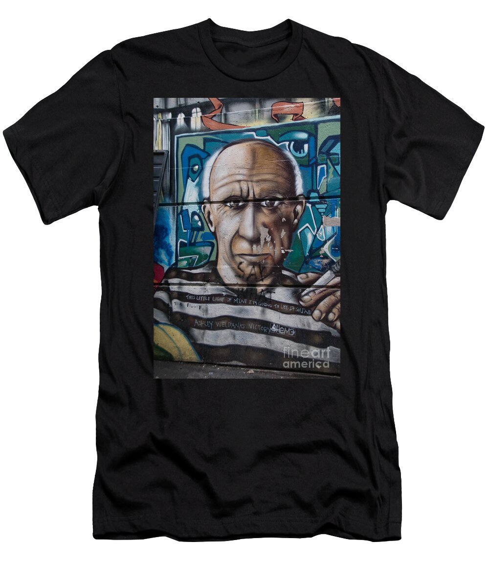 Canada T-Shirt featuring the digital art Graffii Alley by Carol Ailles