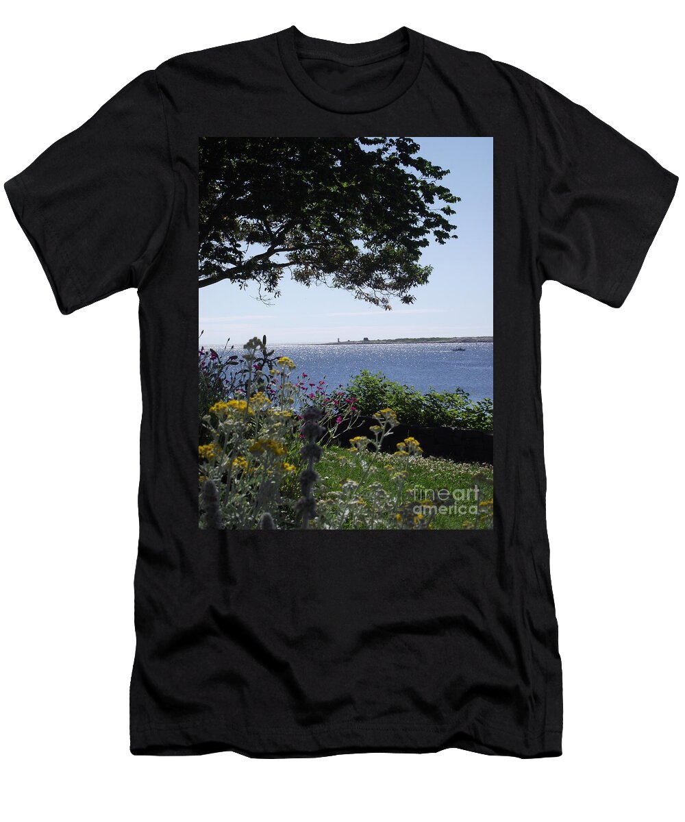 Lighthouse T-Shirt featuring the photograph Hillside Beauty by Michelle Welles