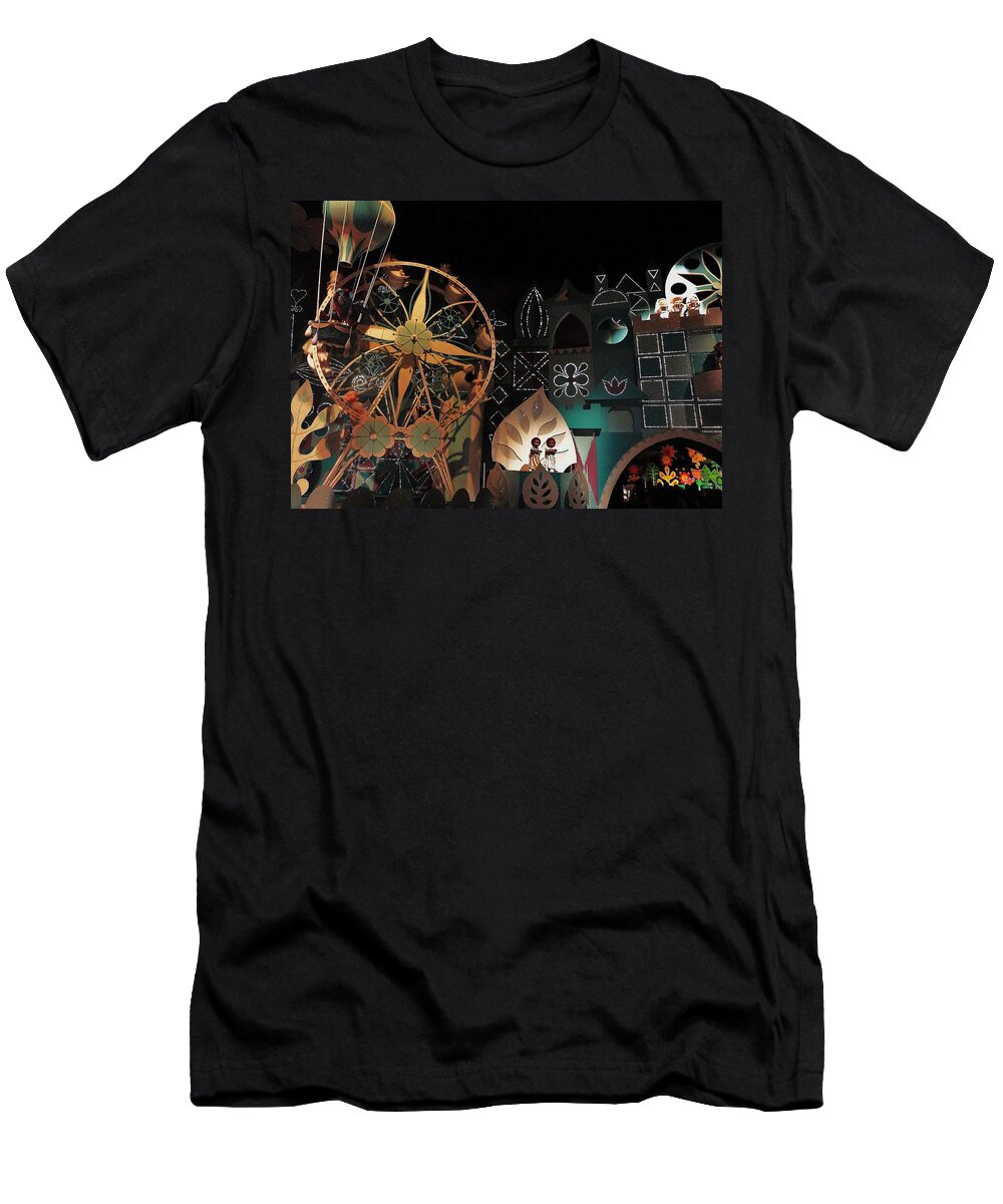 Walt Disney T-Shirt featuring the photograph Its a Small World by Benjamin Yeager