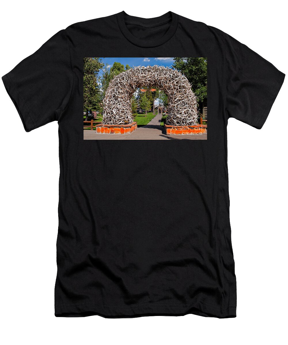 Haybales T-Shirt featuring the photograph Jackson Hole by Robert Bales