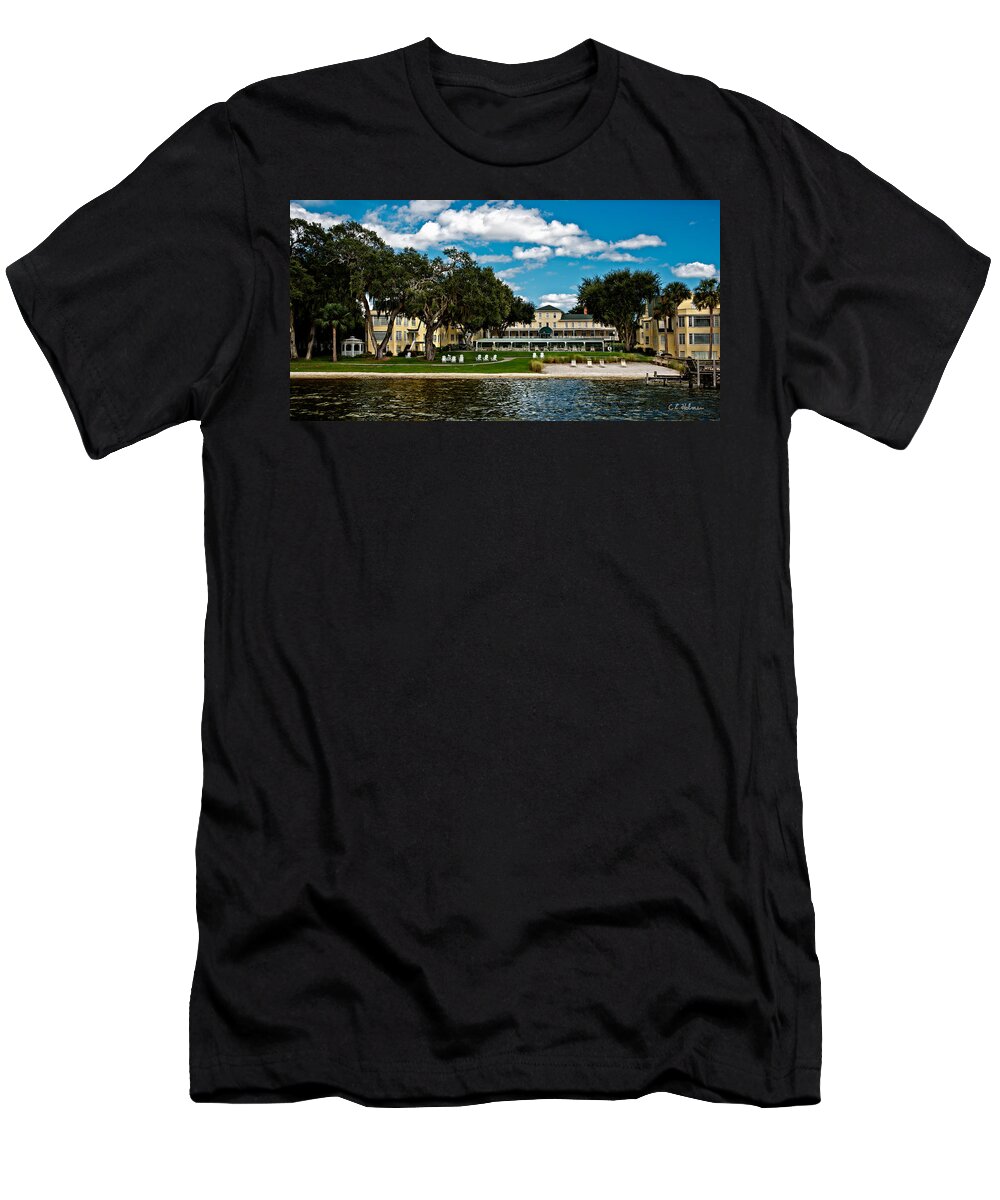 Lakeside Inn T-Shirt featuring the photograph Lakeside Inn by Christopher Holmes