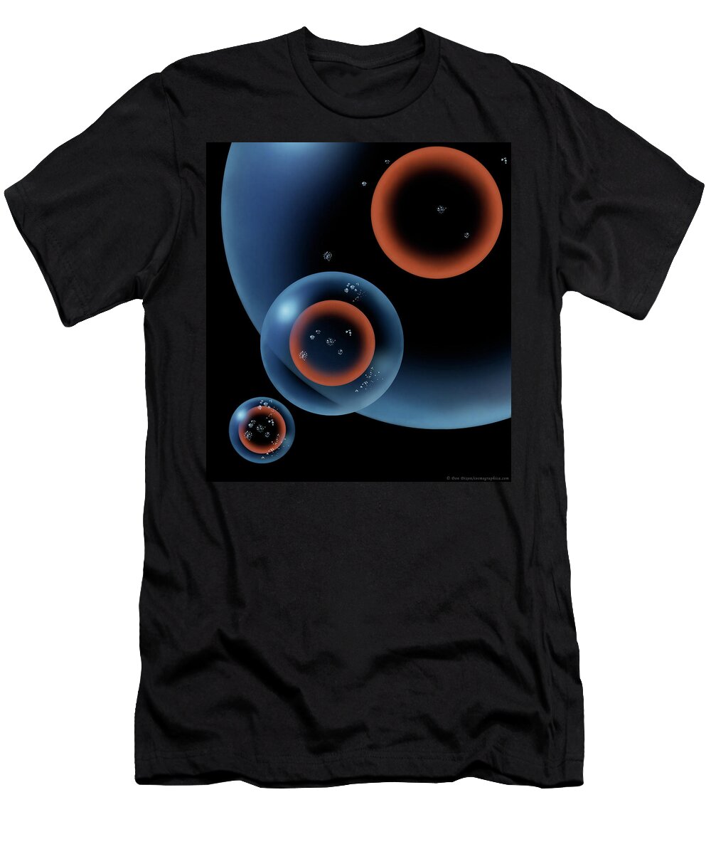 Universe T-Shirt featuring the painting Lonely Universe by Don Dixon