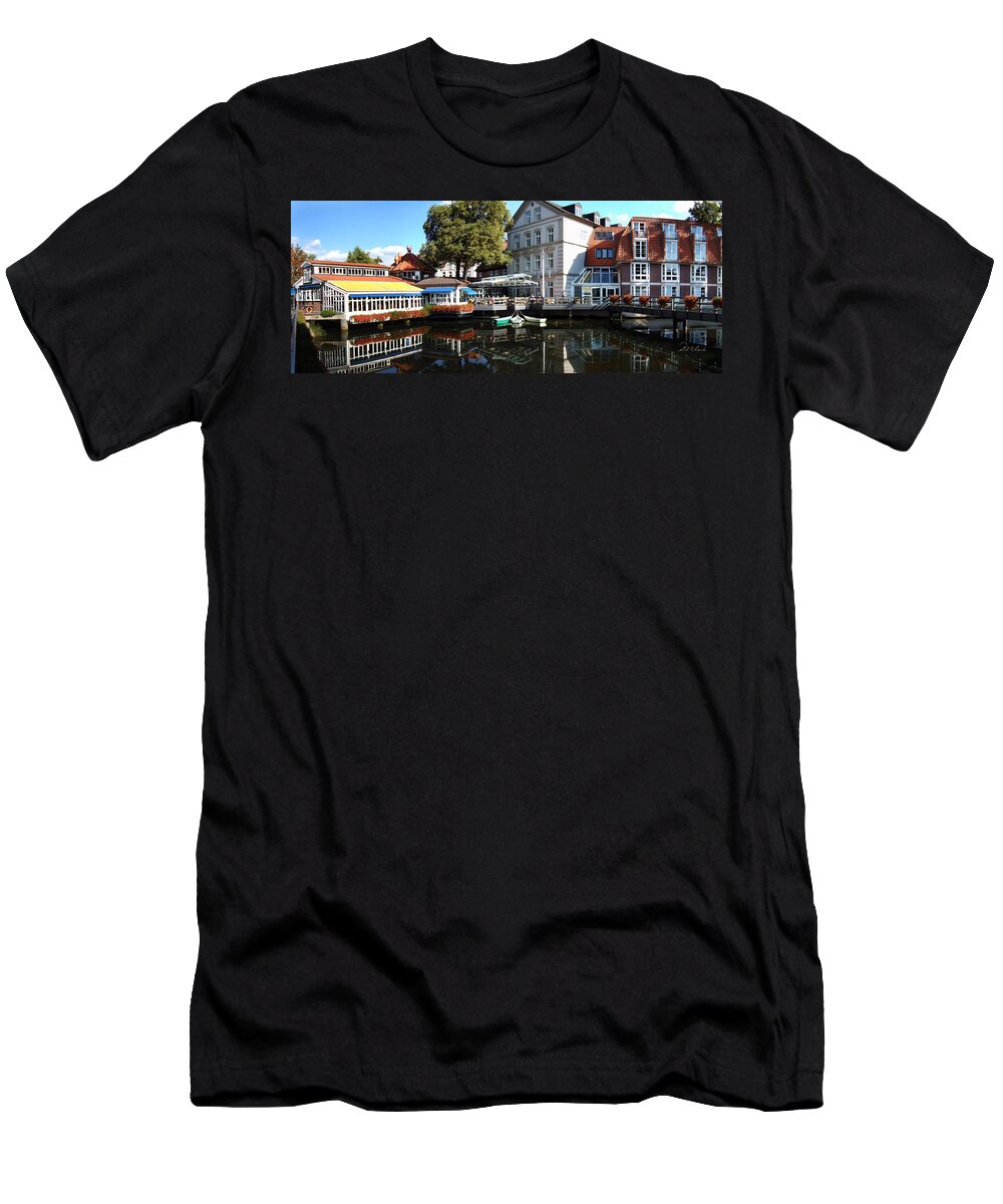 Photography T-Shirt featuring the photograph Lunaburg Canal by Frederic A Reinecke