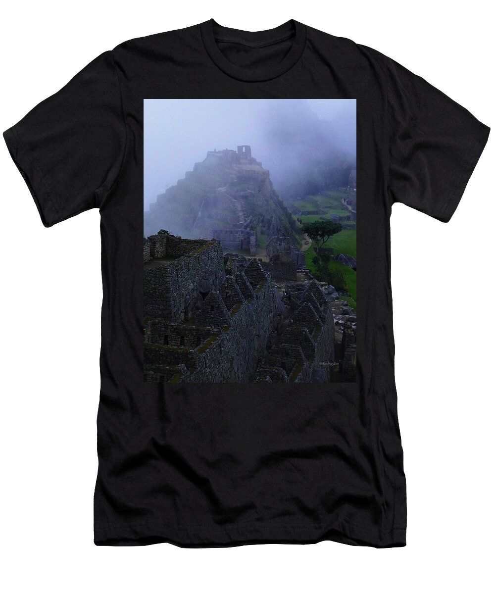 Peru T-Shirt featuring the photograph Machu Picchu Peru 10 by Xueling Zou