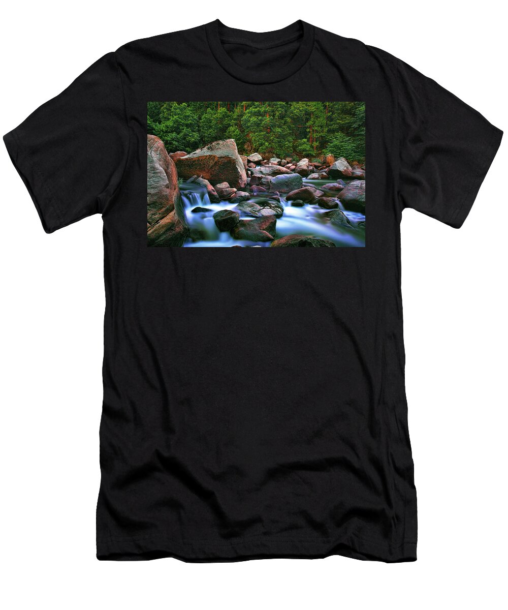Yosemite National Park T-Shirt featuring the photograph Merced Moraine by Rick Berk