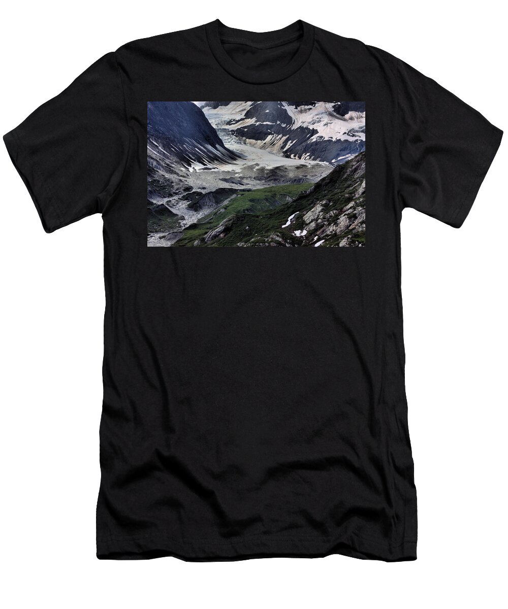 Juneau T-Shirt featuring the photograph Nature's Abstract by Kristin Elmquist