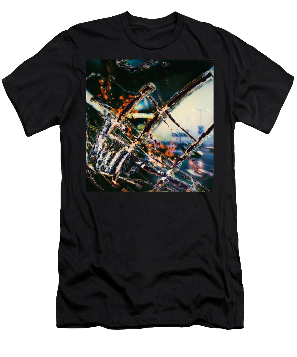Tags: Squares Photographs T-Shirt featuring the photograph O'hare Lift by JC Armbruster