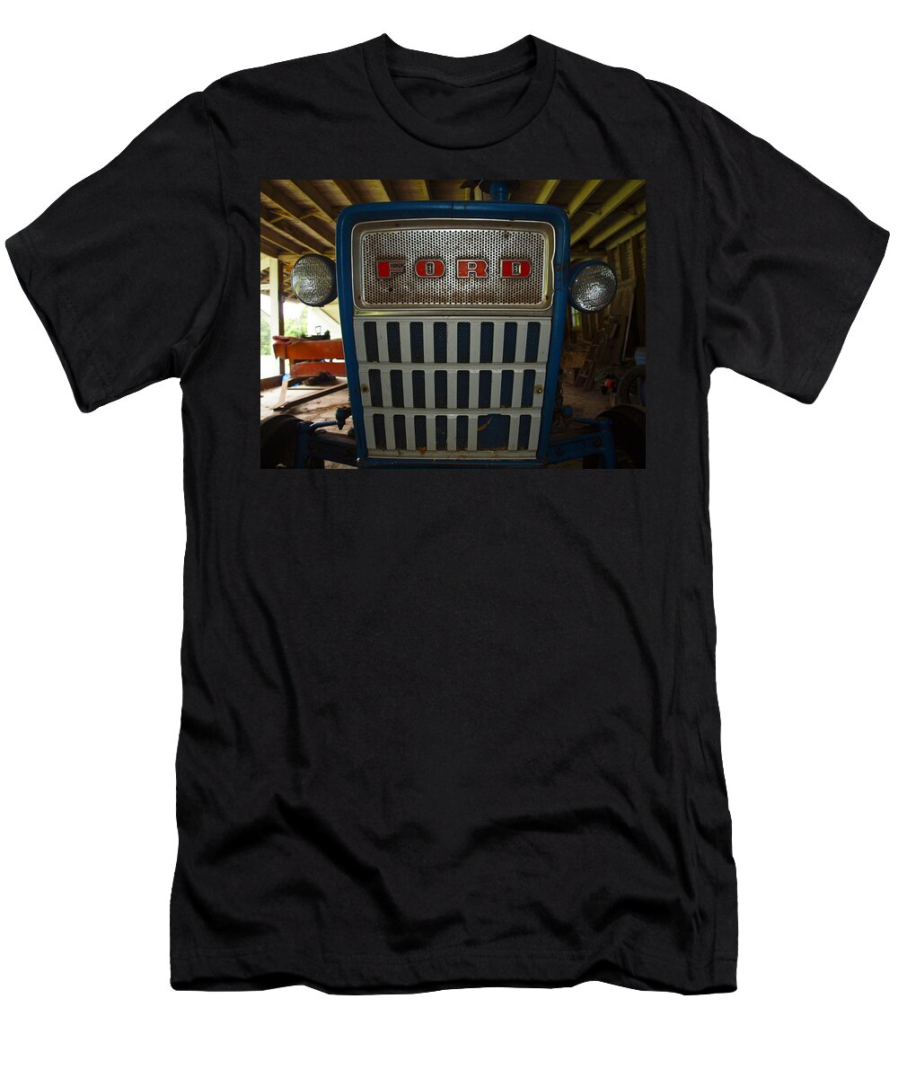 Farm Animals T-Shirt featuring the photograph Old Ford Tractor by Robert Margetts