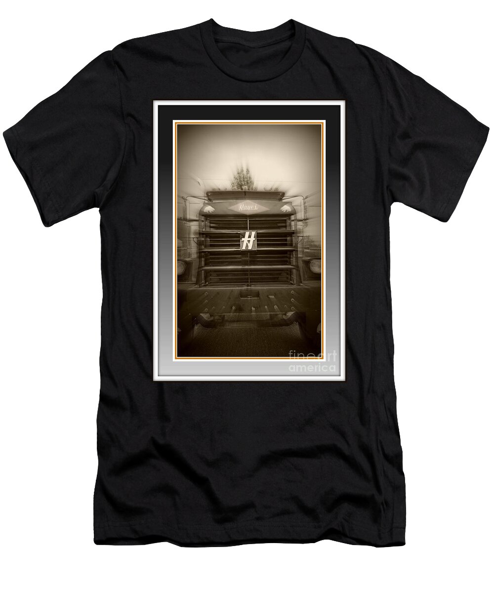 Trucks T-Shirt featuring the photograph Old Hayes Truck by Randy Harris