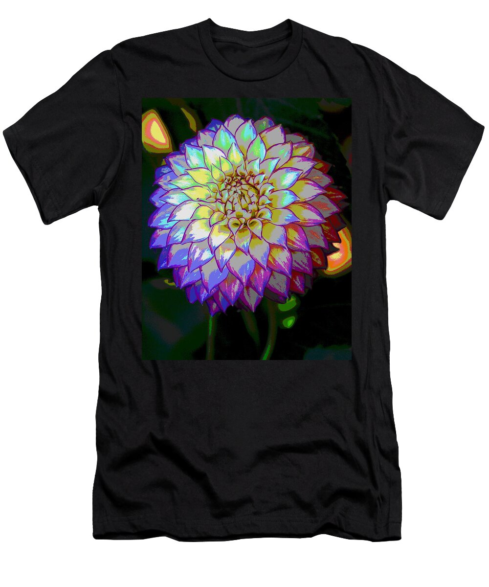 Flowers T-Shirt featuring the photograph Open for Pleasure Flowart by Ben Upham III