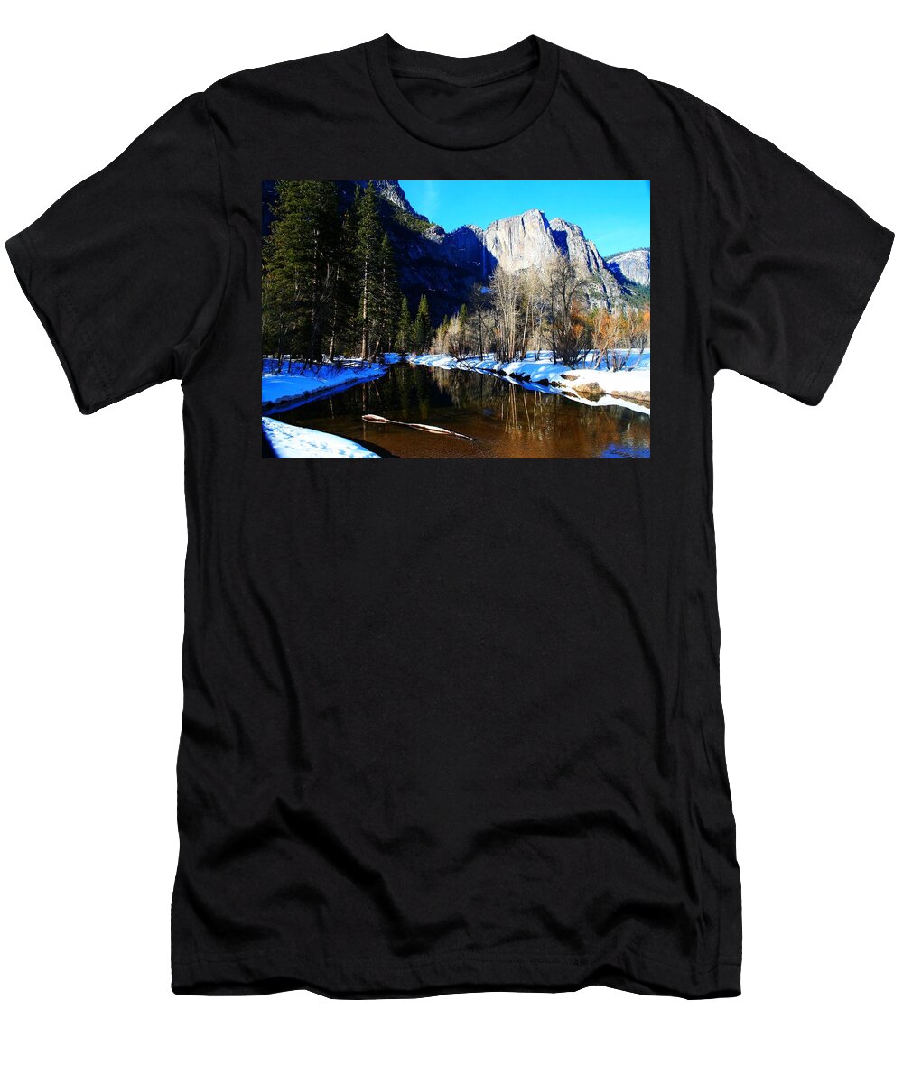 Yosemite T-Shirt featuring the photograph Over the Meadow by Phil Cappiali Jr