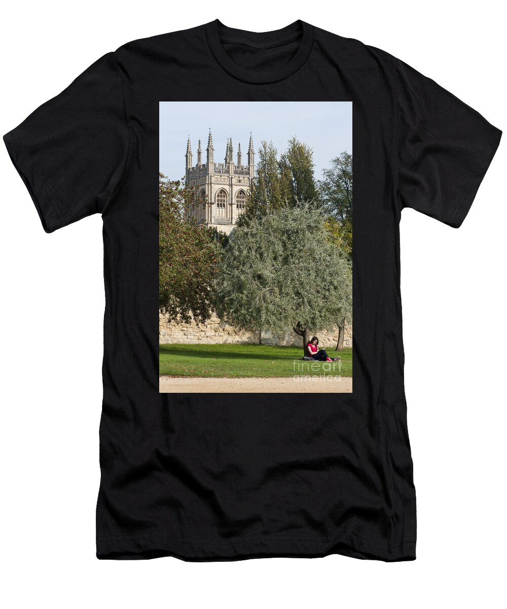 2011 T-Shirt featuring the photograph Oxford student by Andrew Michael