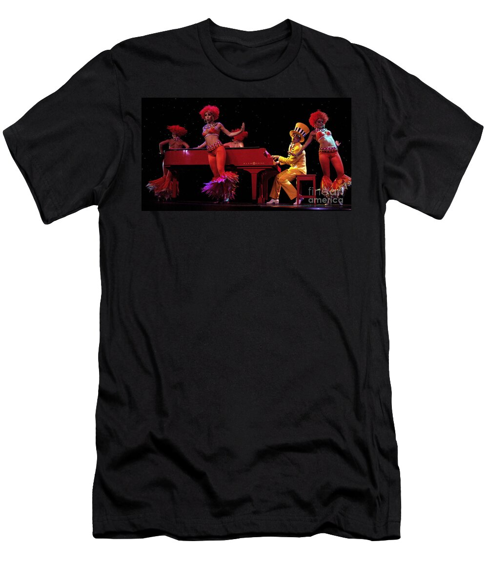 Performance T-Shirt featuring the photograph Performance 2 by Bob Christopher