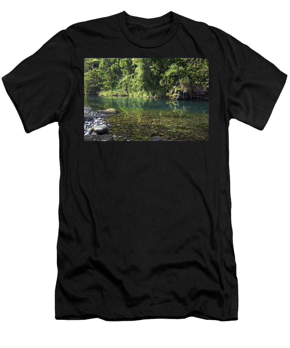 Calm T-Shirt featuring the photograph Pond near Nahiku III by Jenna Szerlag