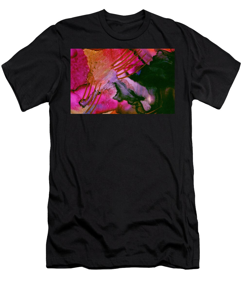 Abstract T-Shirt featuring the mixed media Proximity by Rory Siegel