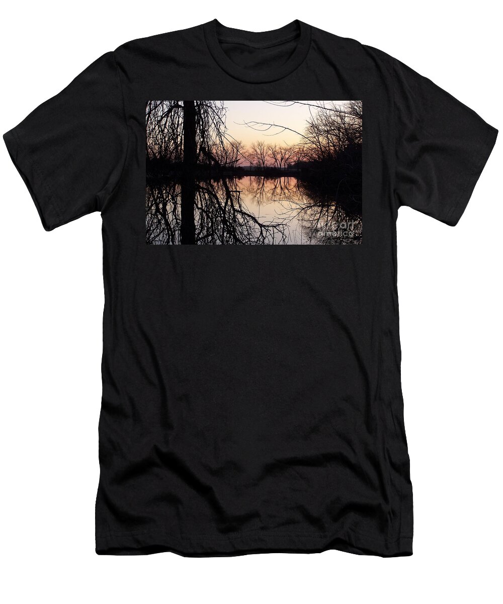 Sunset T-Shirt featuring the photograph Reflections by Dorrene BrownButterfield
