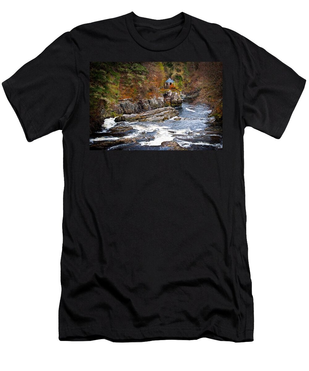 Scotland T-Shirt featuring the photograph River of Falls by Chris Boulton