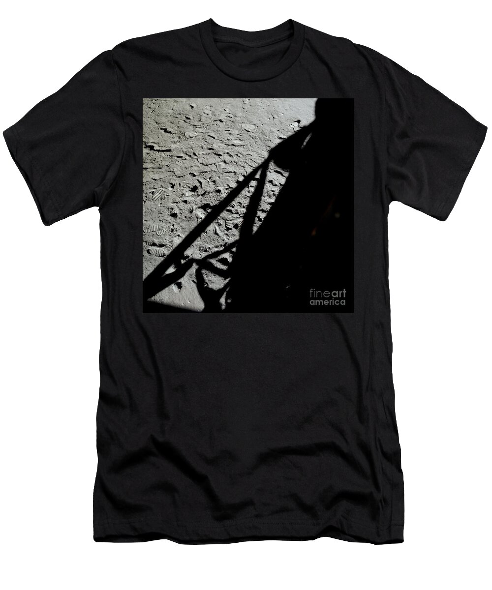 Nasa T-Shirt featuring the photograph Shadow Of Lunar Module by Nasa