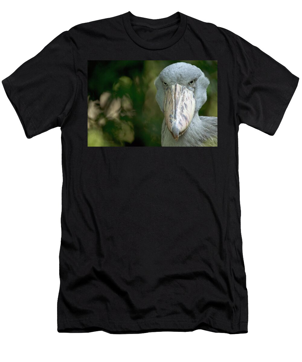 Mp T-Shirt featuring the photograph Shoebill Balaeniceps Rex, Native by Cyril Ruoso