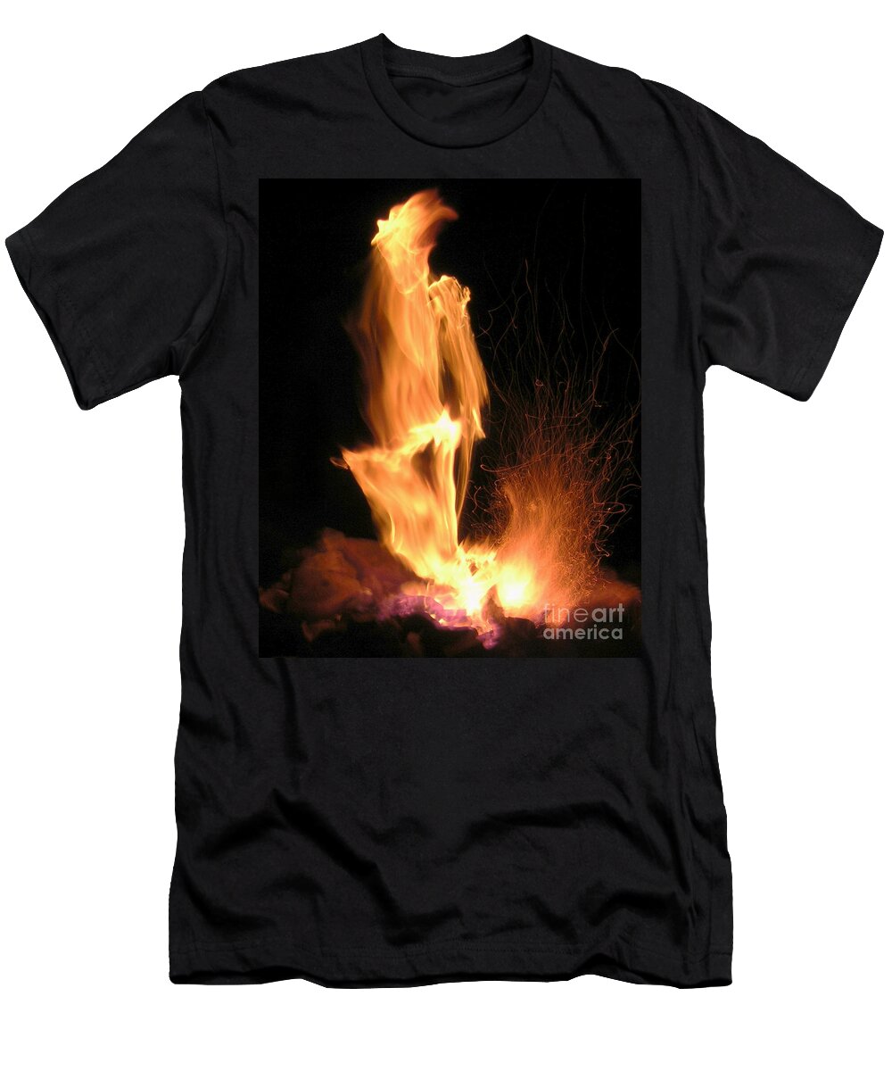 Fire T-Shirt featuring the photograph Skeletor by Anthony Wilkening