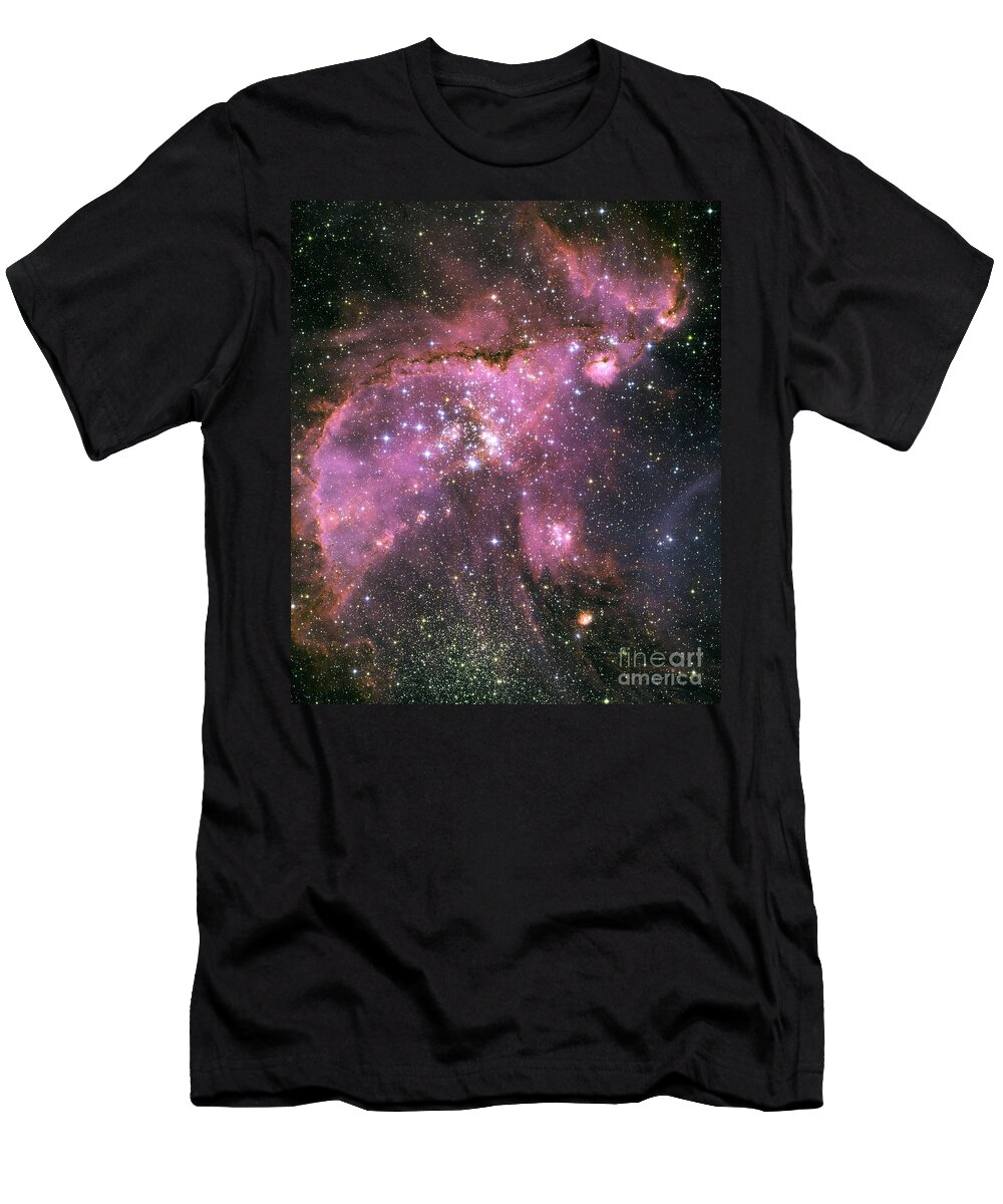 Hubble Space Telescope T-Shirt featuring the photograph Small Magellanic Cloud by Nasa