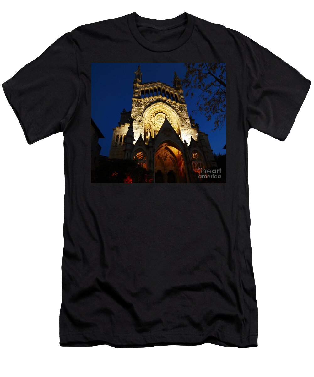 Soller T-Shirt featuring the photograph Soller Cathedral by Agusti Pardo Rossello