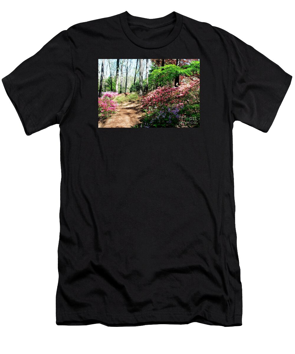 Azalea T-Shirt featuring the photograph Spring Road by Shijun Munns