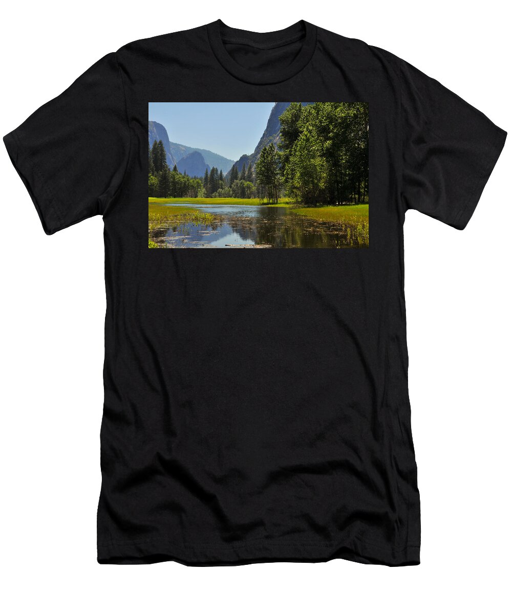 Yosemite T-Shirt featuring the photograph Spring Thaw by Lynn Bauer