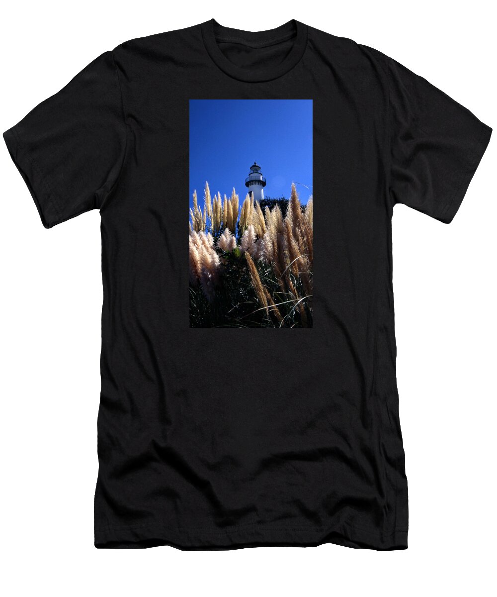 St. Simons Lighthouse T-Shirt featuring the photograph St Simons Lighthouse by Skip Willits