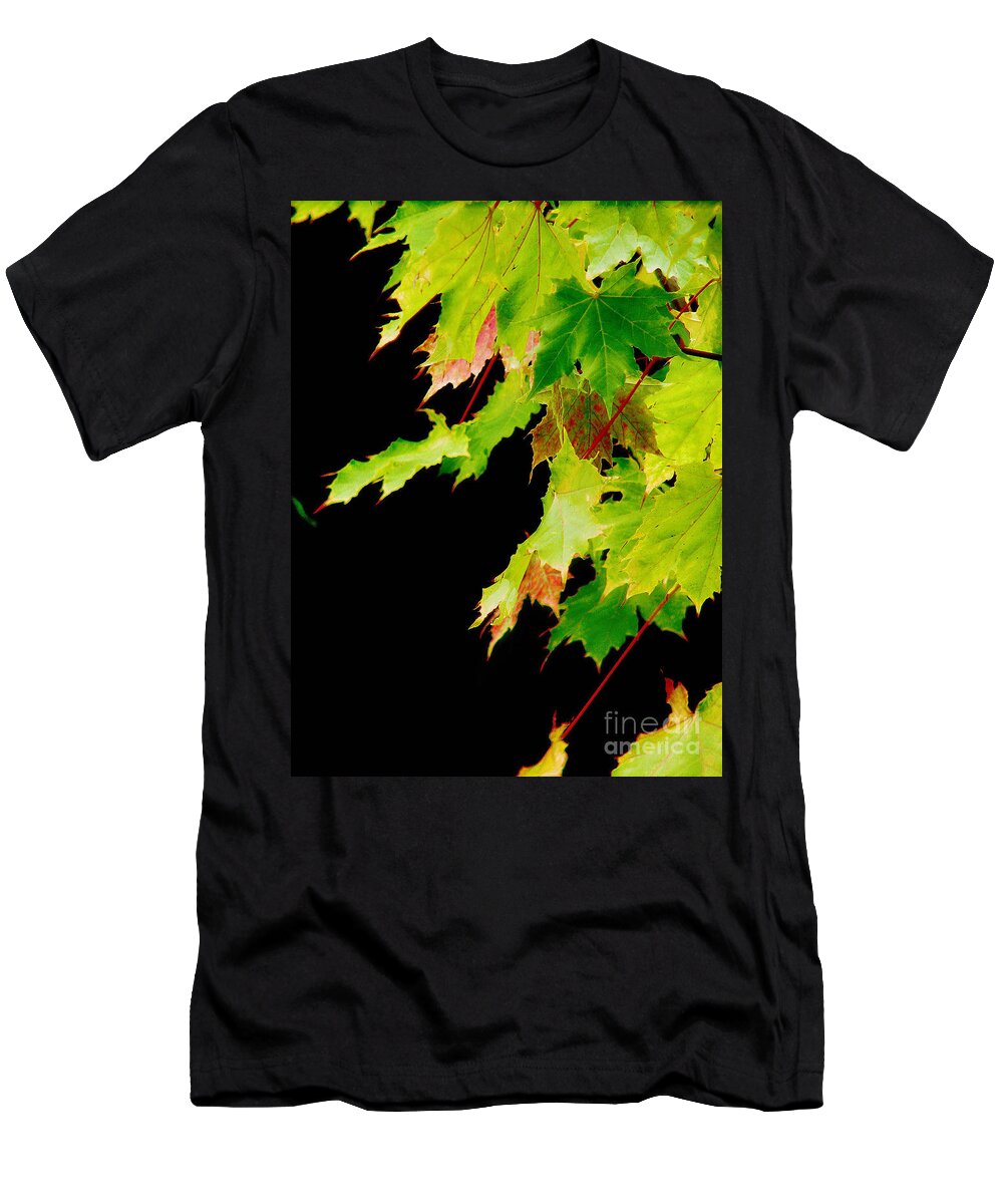 Maple T-Shirt featuring the photograph The Beginning Of Change by Rory Siegel