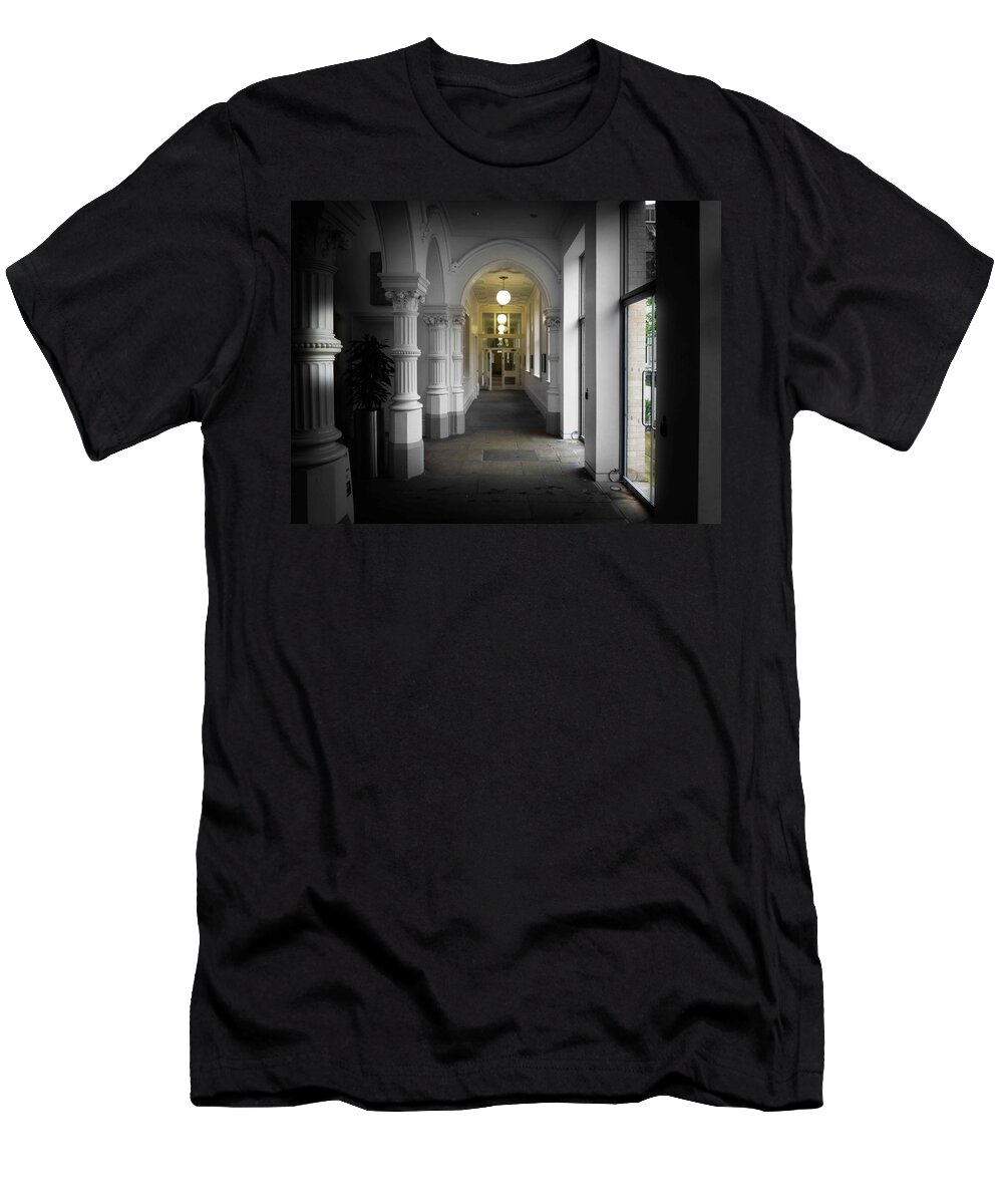 Gothic T-Shirt featuring the photograph The Light Of The World by Charles Stuart