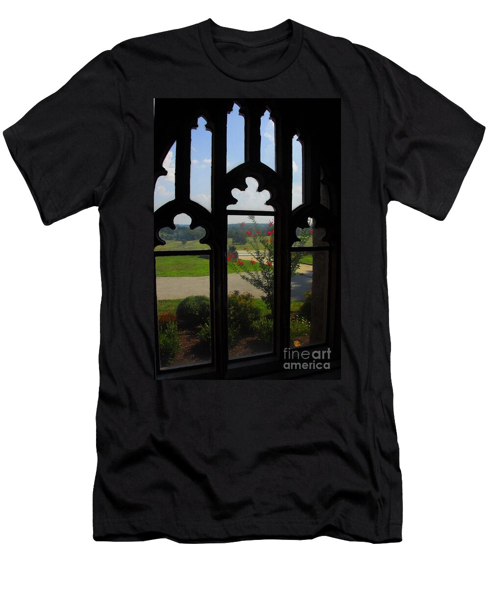 Chapel T-Shirt featuring the photograph Through the chapel arches by Cindy Manero