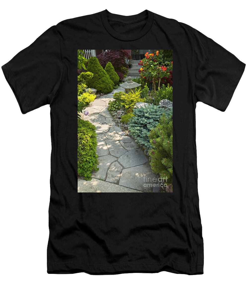 Landscaping T-Shirt featuring the photograph Tranquil garden 2 by Elena Elisseeva