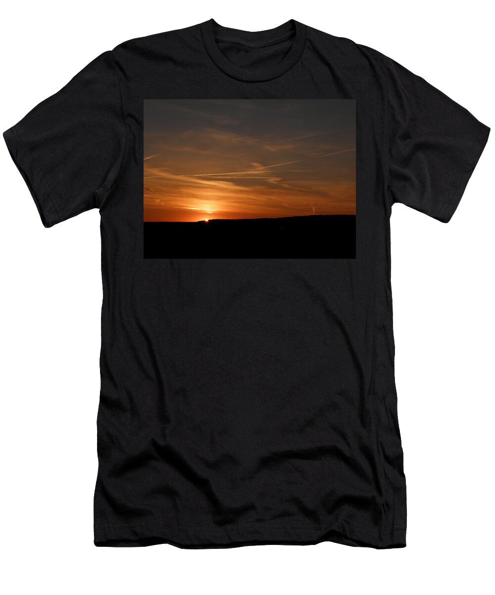 Sundown T-Shirt featuring the photograph Twists And Turns At Sundown by Kim Galluzzo Wozniak
