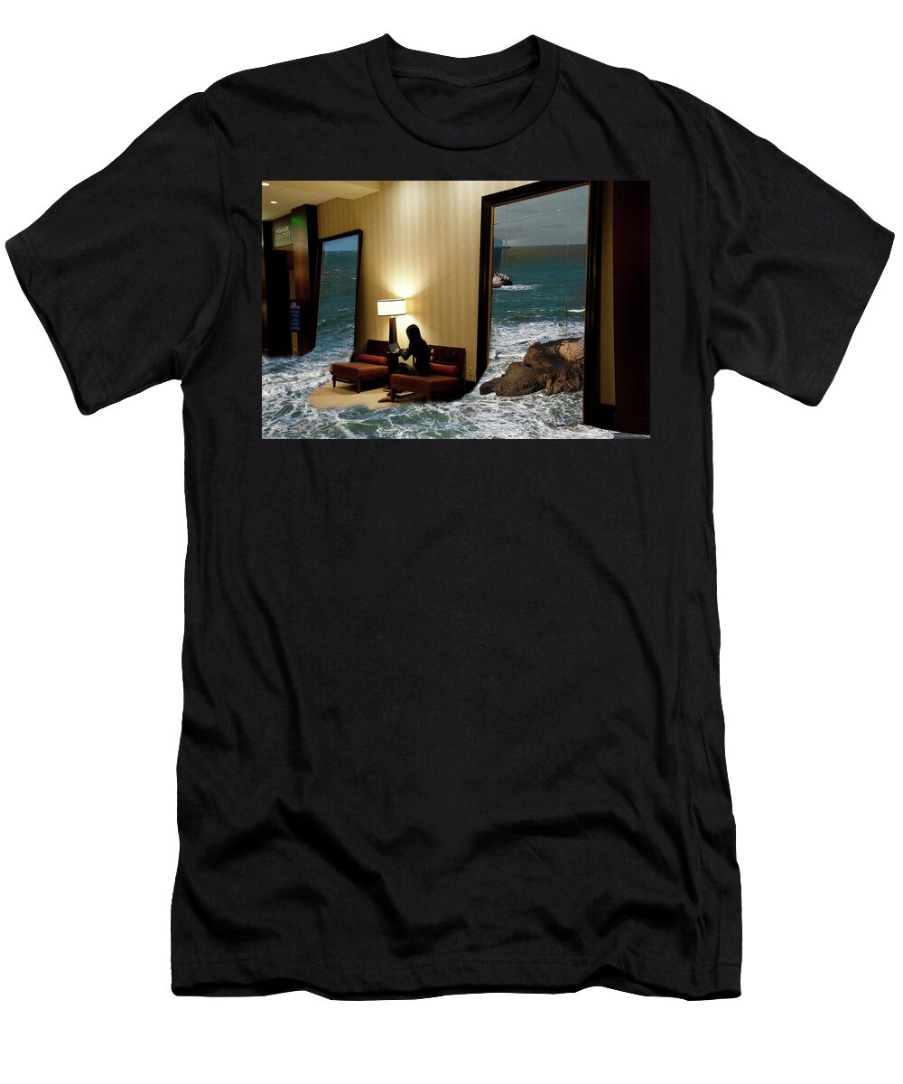 Surreal T-Shirt featuring the photograph Untouched by Harry Spitz