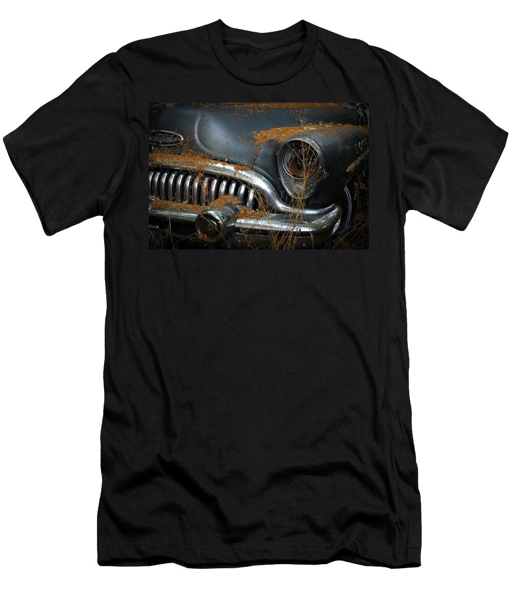 1953 Buick T-Shirt featuring the photograph Vintage Buick by Steve McKinzie