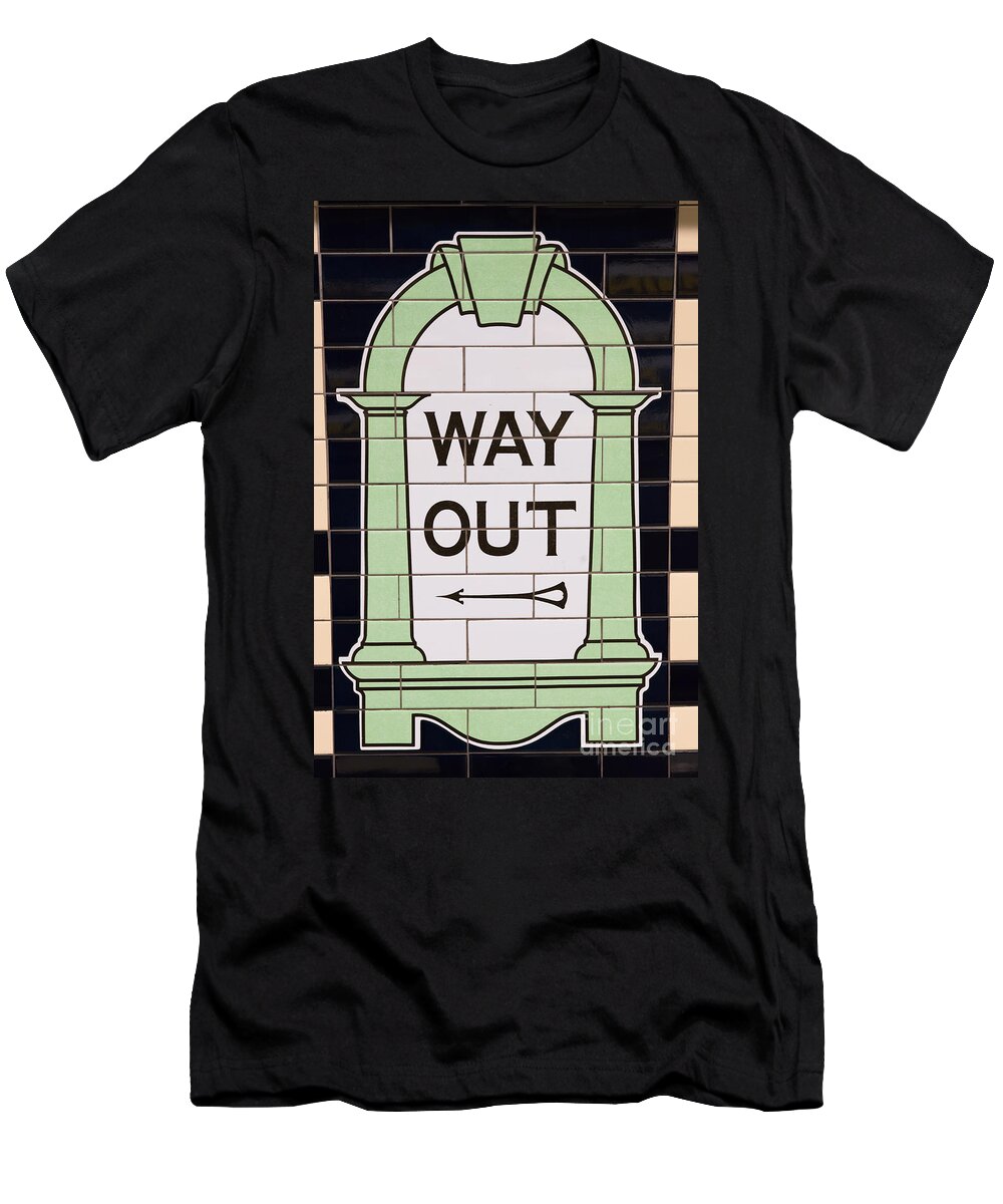 Way T-Shirt featuring the photograph Way out by Andrew Michael
