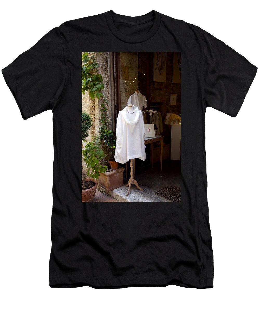 Shop Fronts T-Shirt featuring the photograph Well Dressed by Lee Stickels