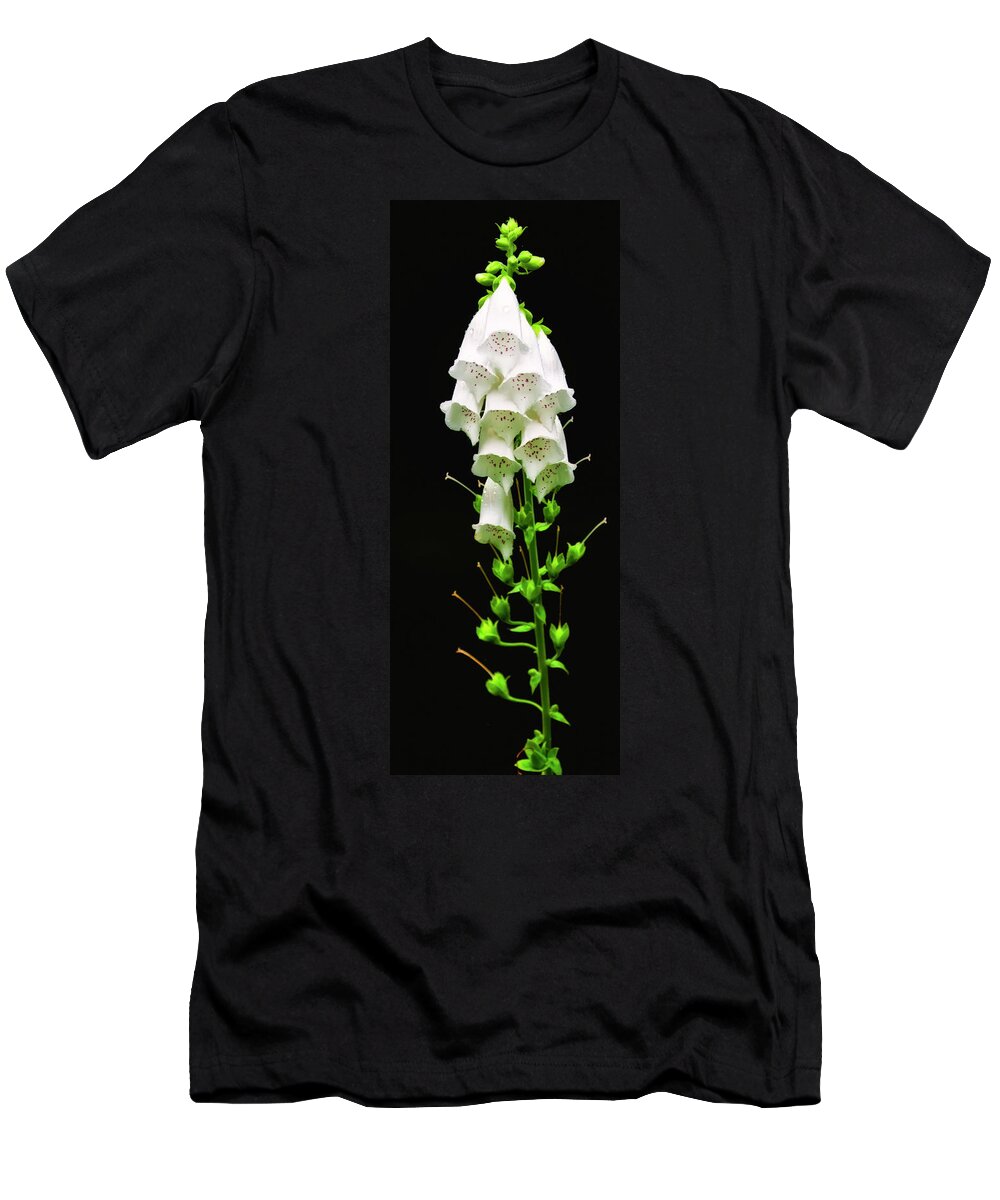 Wildflowers T-Shirt featuring the photograph White Foxglove by Albert Seger