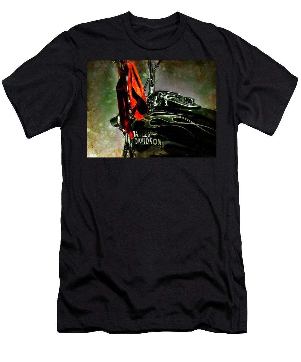 Bike T-Shirt featuring the photograph Wind In Your Hair by Adam Vance