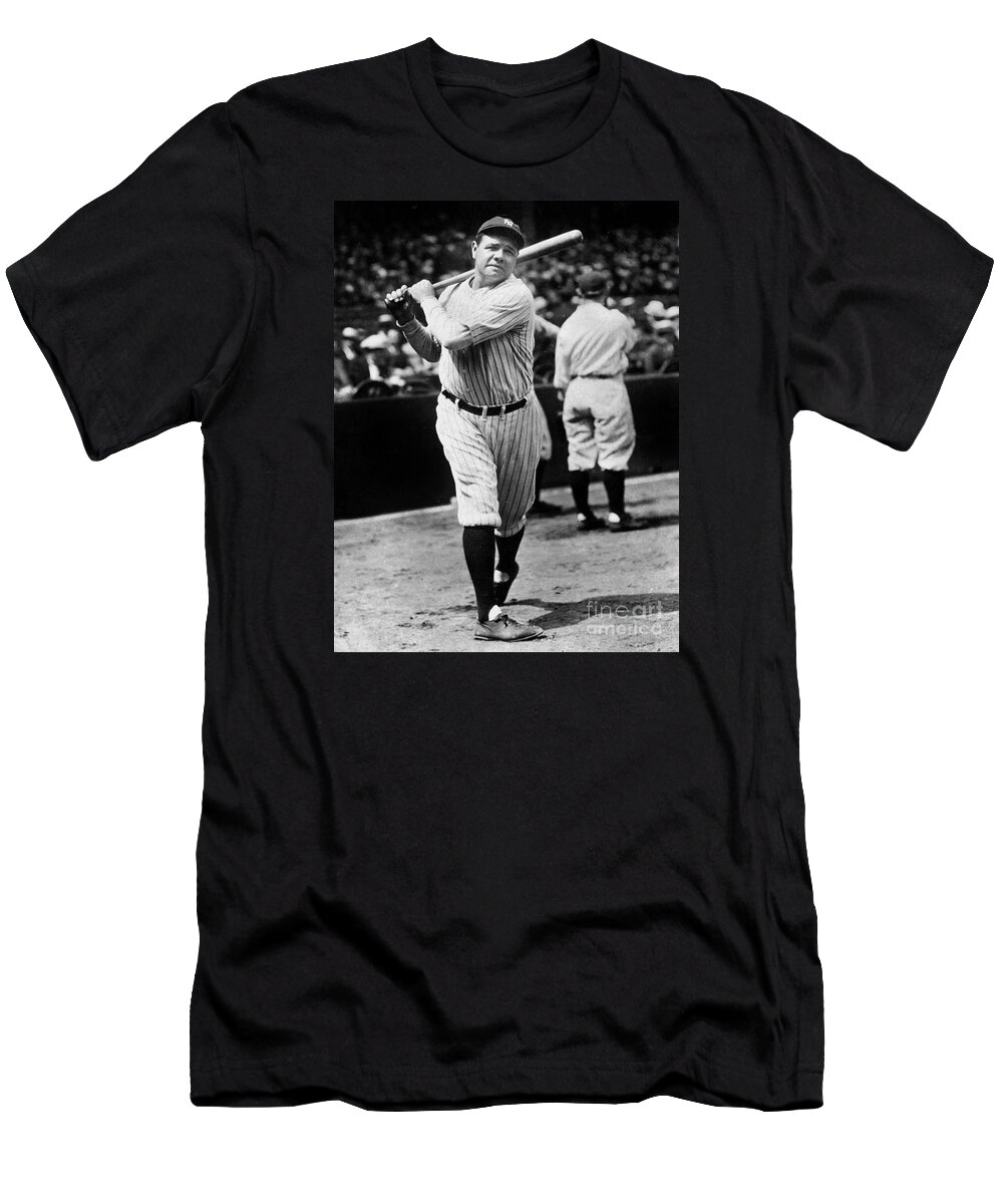 Babe Ruth T-Shirt featuring the photograph Babe Ruth by American School