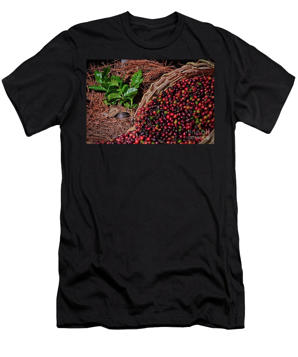 Bean T-Shirt featuring the photograph Coffee Culture in Sao Paulo - Brazil #8 by Carlos Alkmin