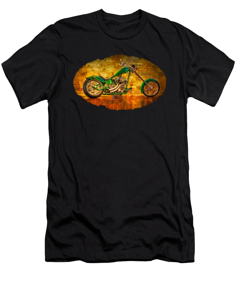 2 T-Shirt featuring the photograph Green Chopper by Debra and Dave Vanderlaan