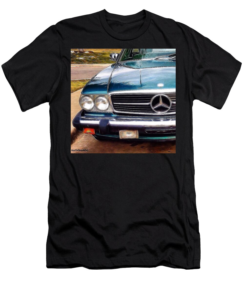 Beautiful T-Shirt featuring the photograph I Love #vintage #cars (and Jewelry Too) #1 by Austin Tuxedo Cat