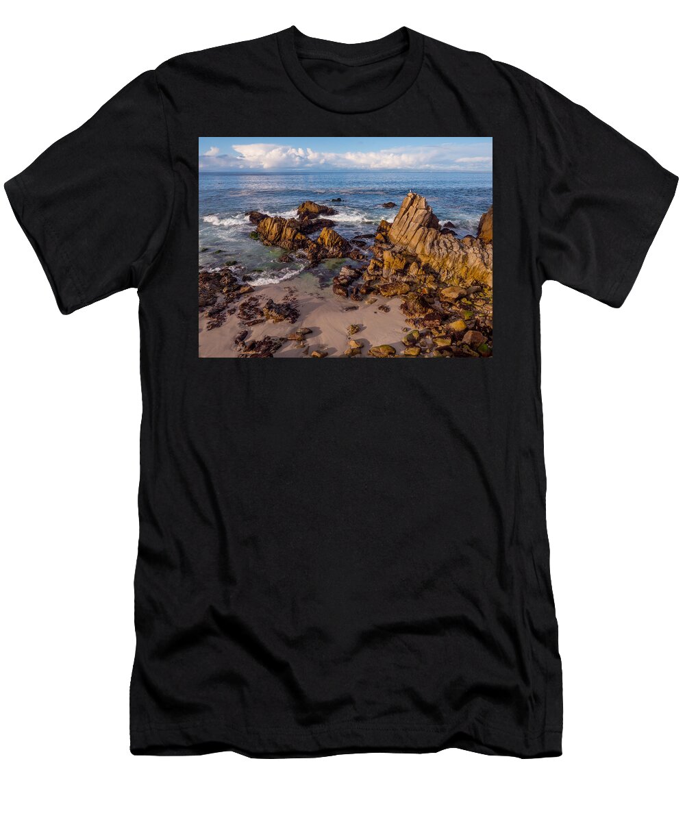 Lover's Point T-Shirt featuring the photograph Lover's Point #1 by Derek Dean